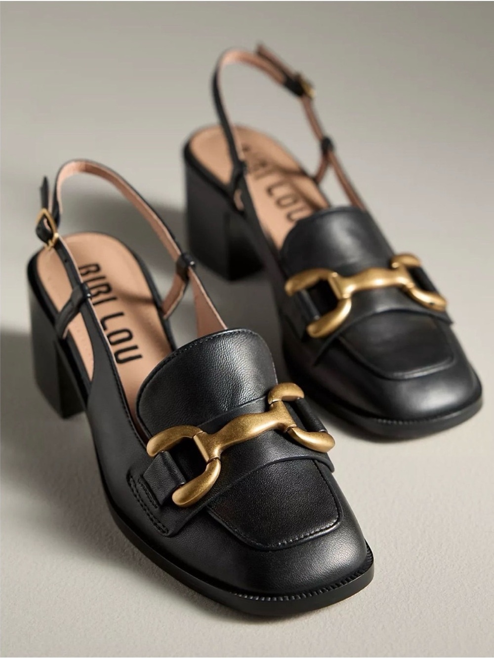 Bibi Lou Zagreb Slingback Heeled Loafers